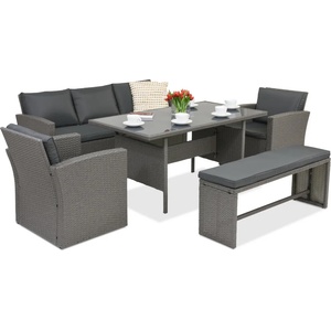 Garden Point Градински мебели от ратан Marsylia Garden Point антрацит (GAP411)