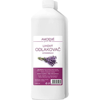 Amoené Odlakovač lihový LEVANDULE 1000 ml