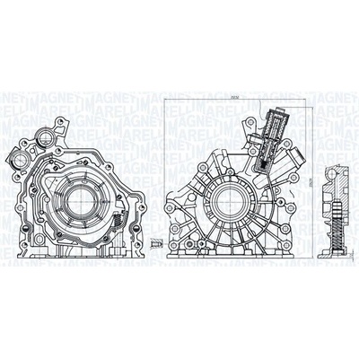 Olejové čerpadlo MAGNETI MARELLI 351516000084 351516000084