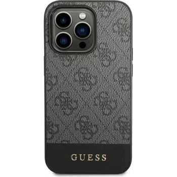Image 1 of GUESS Гръб Guess 4G Stripe Case за iPhone 14 Pro - Сив