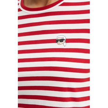 Karl Lagerfeld Памучна тениска Karl Lagerfeld IKON (A1W17099)