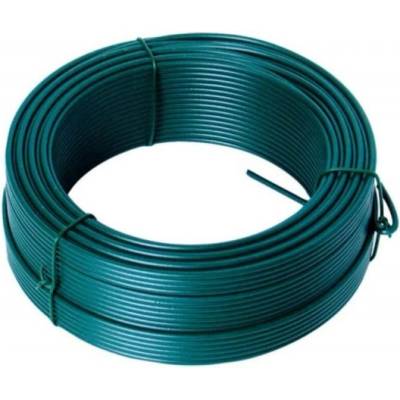 Levior Napínací drát zelený PVC Rozměr: 2,6 mm x 26 m