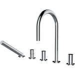 Laufen Kartell - Смесител за ръба на ваната, монтаж с 5 отвора, хром H3223350042821 (H3223350042821)