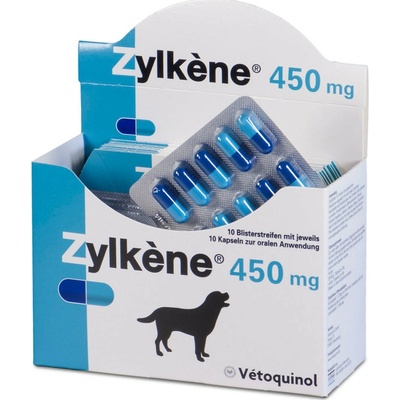 Zylkéne na prekonanie stresu u psov a mačiek 450 mg 10 x 10 kapsúl