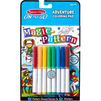 Image 1 of Melissa & Doug - Вълшебна книжка за оцветяване - Приключения (40310)