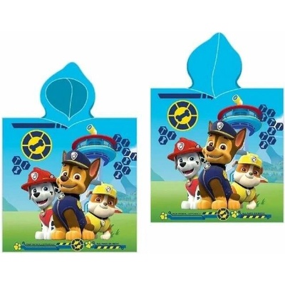 Faro pončo Paw Patrol parta micro polyester mikrovlákno 50 x 100 cm