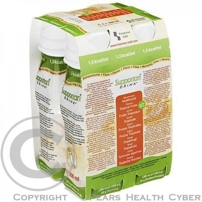 SUPPORTAN DRINK TROPICKÉ OVOCE POR SOL 4X200ML
