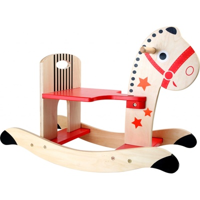 small foot Drevený hojdací kôň hviezda