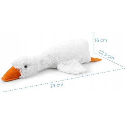 Goose Hrysha, white, 79 cm