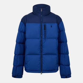 Ralph Lauren Яке POLO RALPH LAUREN Men's El Cap Waterproof Duck Down Detachable Hood Short Puffer Jacket - Newprt Nvy/Blue