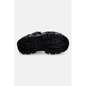 New Rock сандали дамски от кожа ANTIK NEGRO, ITALI NEGRO, TANK CASCO LATE (M.BIOS123.C5)