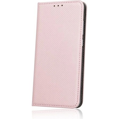 Pouzdro Flip Smart Book Huawei P Smart 2019 růžové zlaté – Zboží Mobilmania