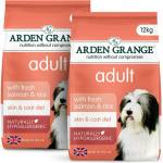 Arden Grange Възрастен прясна сьомга и ориз 2 x 12 кг