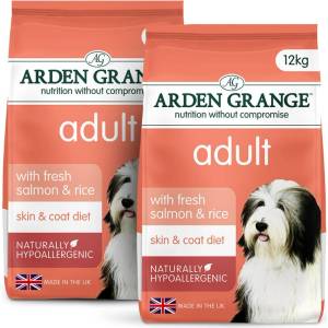 Arden Grange Възрастен прясна сьомга и ориз 2 x 12 кг