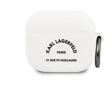 Image 1 of KARL LAGERFELD Калъф Karl Lagerfeld Rue St Guillaume Silicone Case за AirPods 3 - Бял