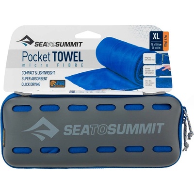 Sea To Summit Pocket Towel 75x150 XL uterák cobalt blue