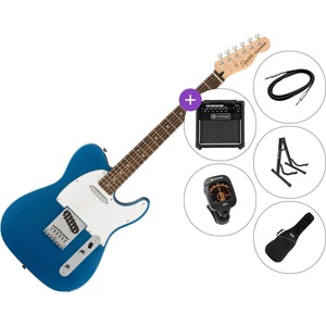 Squier Affinity Series Telecaster LRL WPG Premium SET Lake Placid Blue Електрическа китара