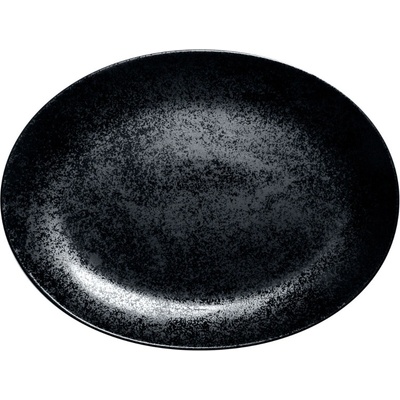 RAK Porcelain Talíř oválný 36 x 27 cm černá KRNNOP36-6