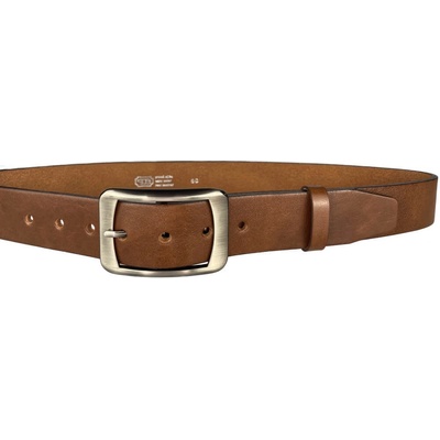 Penny Belts kožený opasek 16248 hnědý