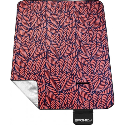 Spokey PICNIC LEAF Pikniková deka s popruhom 180 x 210 cm