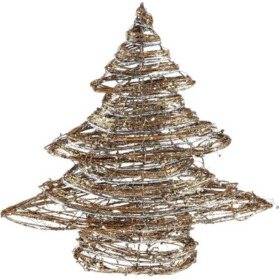 MFP Paper 8885931 stromeček ratan zlatý vánoční 30cm R3835
