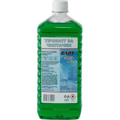 ЕЛИТ Зимна течност за чистачки Елит концентрат -60º 0.900л