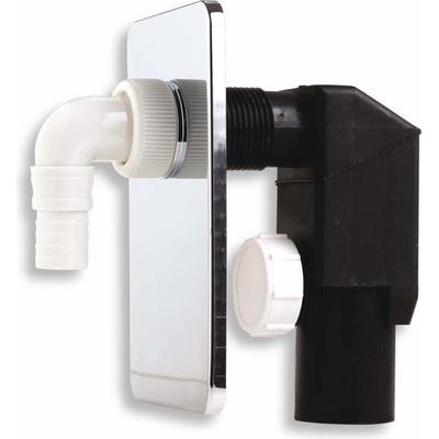 Novaservis sifon pračkový podomítkový chrom 460-0