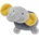 Lorelli Toys ДРЪНКАЛКА donut natural СЛОНЧЕ СИВО (10191340010)