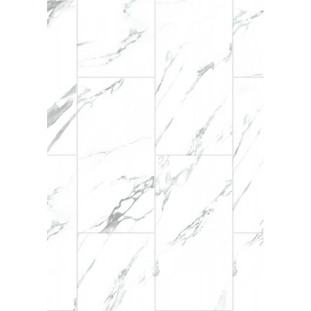 Mexen Glacier White винилови панели 610 x 305 мм SPC 6, 5 мм, IXPE 1, 5 мм, 4 V-Фуга, Jazz White (F1151-0610-305-505-4V1-90)