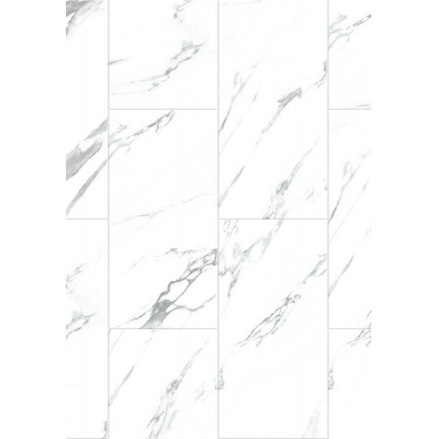 Mexen Glacier White винилови панели 610 x 305 мм SPC 6, 5 мм, IXPE 1, 5 мм, 4 V-Фуга, Jazz White (F1151-0610-305-505-4V1-90)