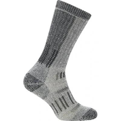 Icebreaker Мъжки туристически чорапи Icebreaker Merino Hike+ Mountaineer Mid Calf Walking socks - Jet Heather / Black - размер 39-41, 5 (EU) (207-0883-0111)