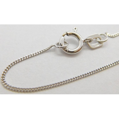 Klenoty Budín Přívěskový řetízek z bílého zlata 3690050