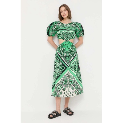 REDValentino Памучна рокля Red Valentino (2R0VAHK06SM)