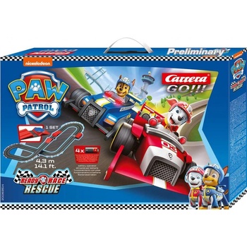 Carrera Играчка писта Carrera Paw Patrol - Carrera GO! , Акумулаторна (GCO5004) (GCO5004)