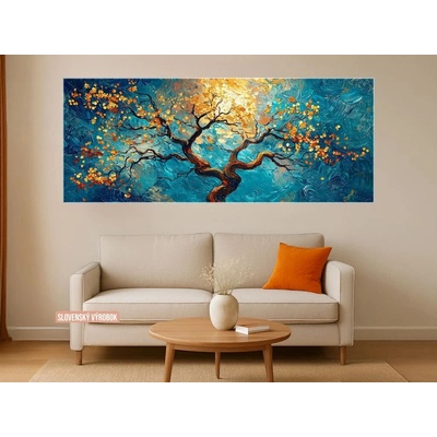 Karls DESIGN Žiariace svetlo v strome | Obraz - 60x150
