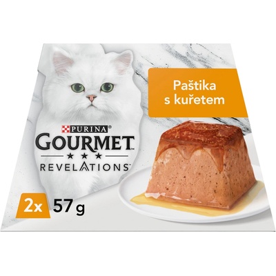 Gourmet Revelations kuře paštika v omáčce 2 x 57 g – Hledejceny.cz