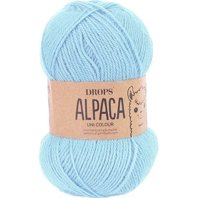 Příze DROPS Alpaca uni colour 6205 - bleděmodrá
