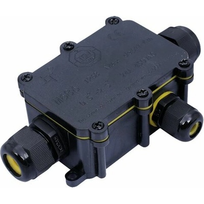 Solight Vodeodolná káblová spojka v krabičke pre ø0,5-2,5mm² IP68 WW004