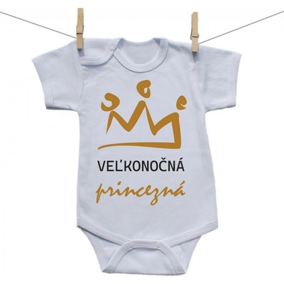 Boodyy Body s krátkym rukávom Veľkonočná princezná