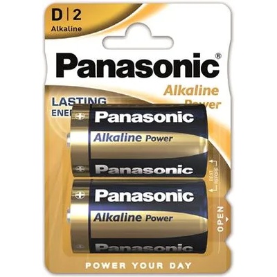 Panasonic Батерия, D-образна, 2 броя, PANASONIC "Alkaline power" LR20APB-2BP/LR20APB/2BP (LR20APB-2BP/LR20APB/2BP)