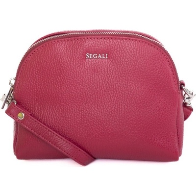 Segali dámska kožená crossbody kabelka 12 viva magenta