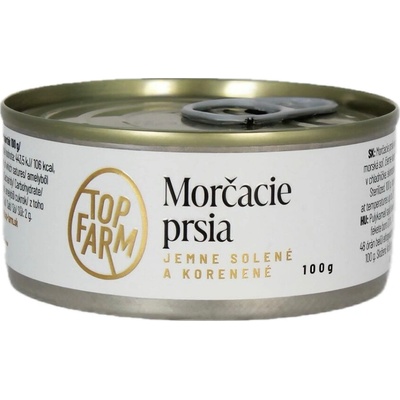 Top-farm Morčacie prsia jemne solené a korenené 100 g