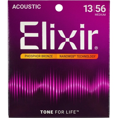 Elixir Nanoweb Phosphor Bronze Medium