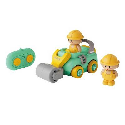 Строителни колички със звук и дистанционно - зелени (cr333-kt2401-g)