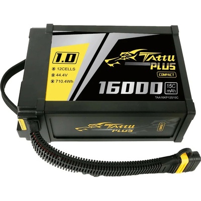 Gens Ace - Acepow Electronics Co. Ltd Batéria Tattu Plus 1.0 Compact 16000mAh 12S 15C 44,4V LiPo s konektorom AS150U