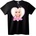 NOONEBRAND Тениска Barbie с лого сърце - 4XL, Black