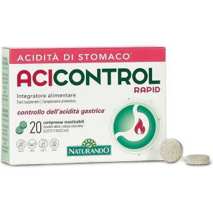 Naturando AciControl Rapid, 20 дъвчащи таблетки, Naturando (051921 (5192) NATURANDO)