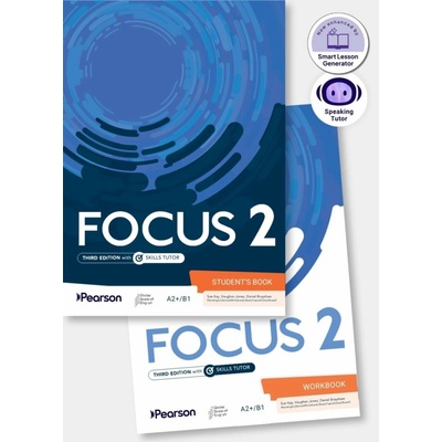 Focus 3rd Edition Level 2 Student´s Book and Workbook with Online Practice and AI