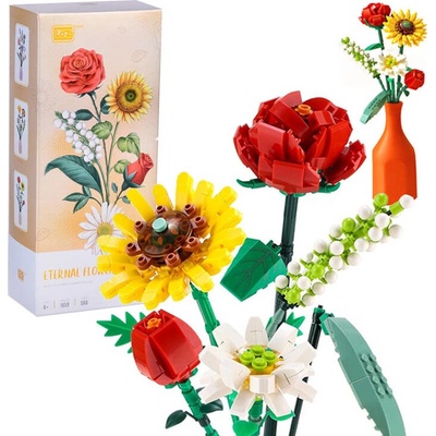 LOZ Stavebnice Puget barevných květin 568 ks