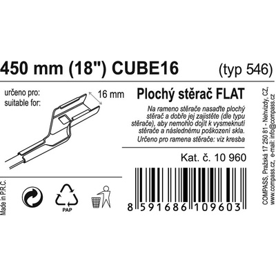 Compass Flat Bulk 450 mm 10960